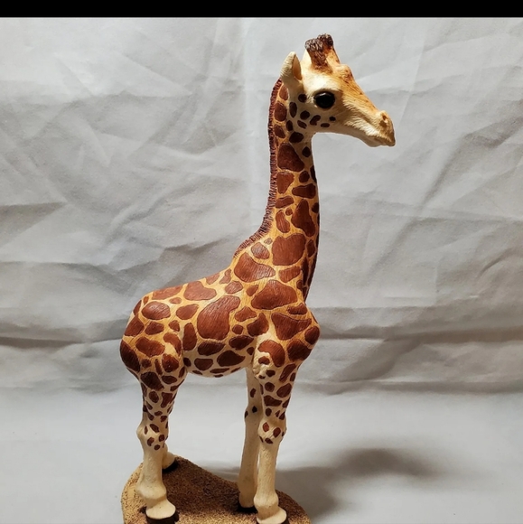 GIRAFFE MOTHER AND BABY FIGURINE By THE HERD MARTHA CAREY Safari Animal Africa - Picture 5 of 16